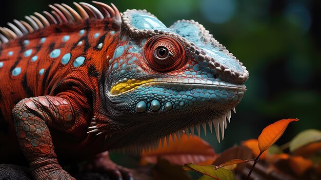 Iguana HD 8K wallpaper Stock Photographic Image