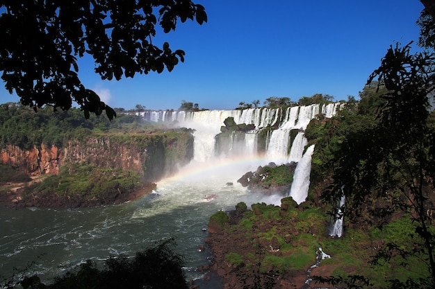 イグアスはアルゼンチンとブラジルに落ちる