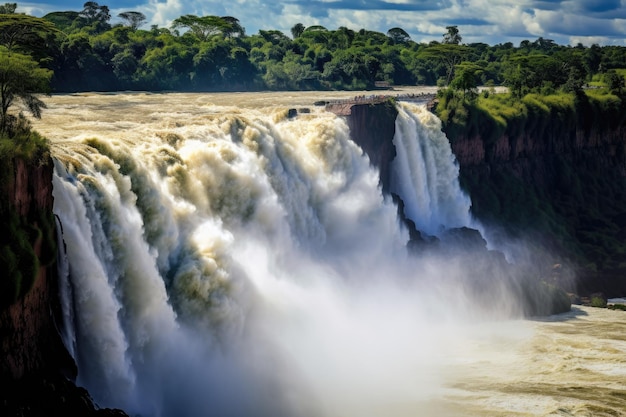 Iguazu-watervallen onthulden een adembenemend landschap zonder woorden