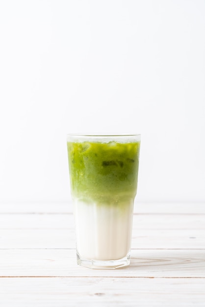 ijs matcha groene thee latte