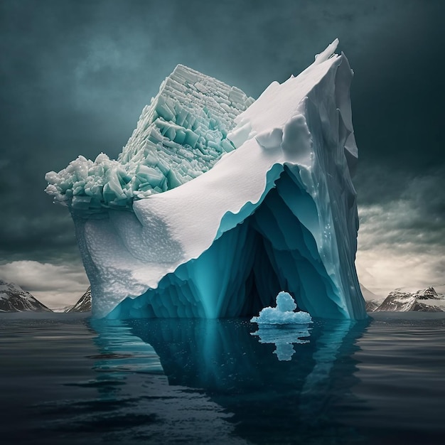 IJsberg in poolgebieden
