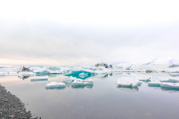 IJsbergen in Glacier Lagoon, IJsland