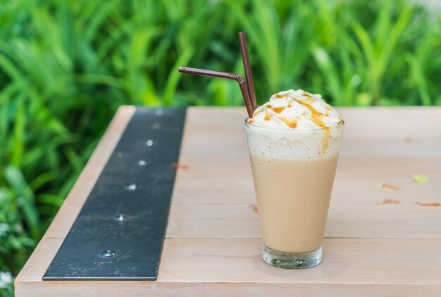 ijskoude cappuccino koffie