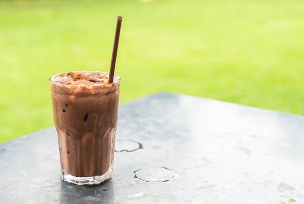 ijskoude chocolademilkshake