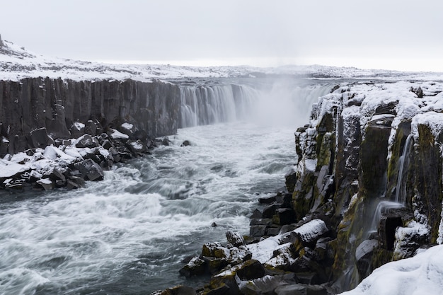 IJsland Selfoss-waterval