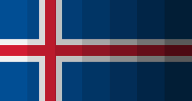 IJsland vlag afbeelding achtergrond