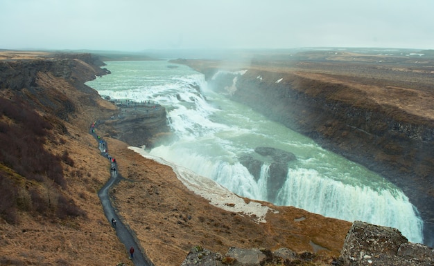 IJslandse waterval Gullfoss