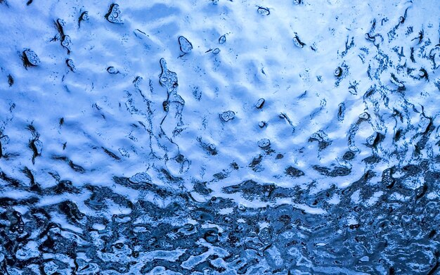 IJstextuur op vensterglas Foto van hoge kwaliteit