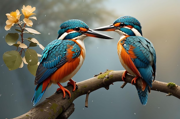 IJsvogel Vogels Ai Gegenereerd