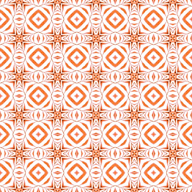 Photo ikat repeating swimwear design orange wondrous