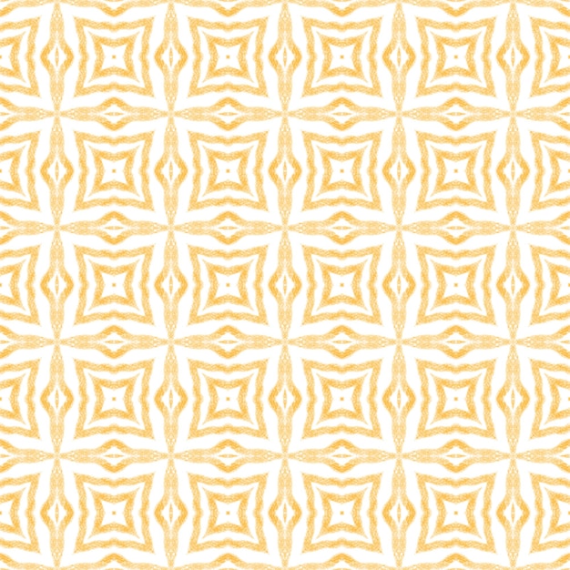 Ikat repeating swimwear design Yellow