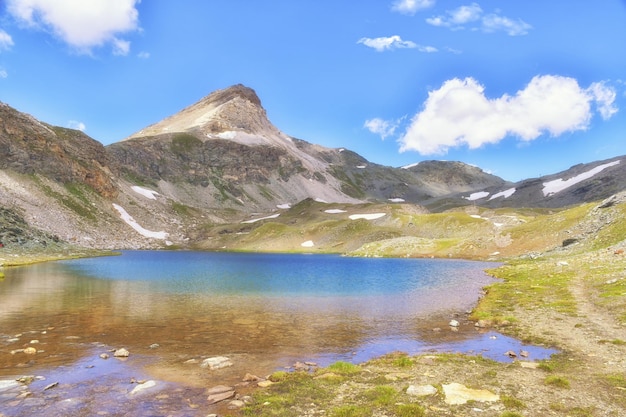 Il lago di Rollin in Alta Valle d039Ayas