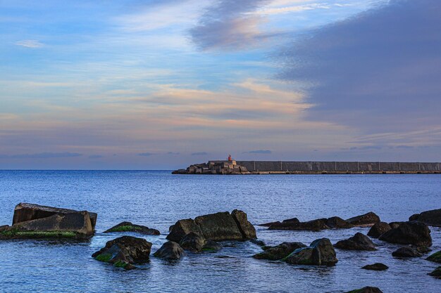 Il porto della citta di riposto -