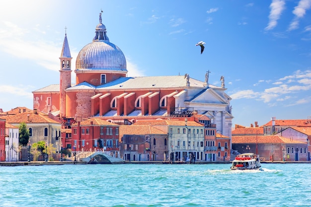 Il Redentore Church in Guidecca Island in Venice Italy