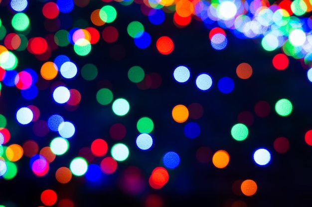 Illuminated bokeh background