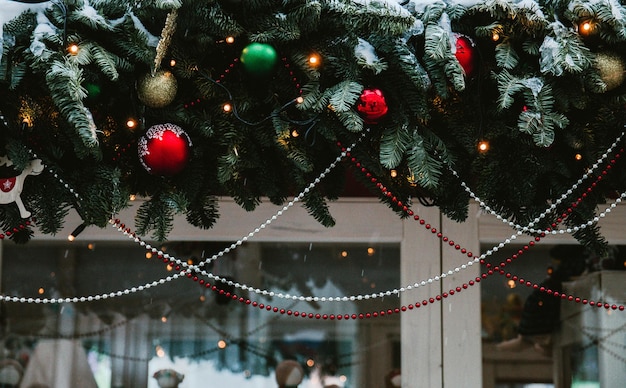 Photo illuminated christmas tree