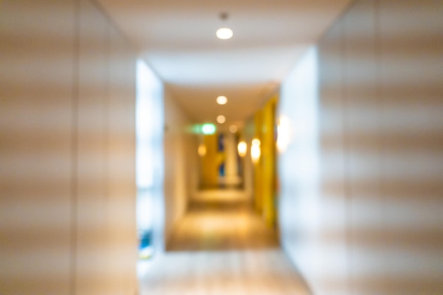 Photo illuminated corridor of building