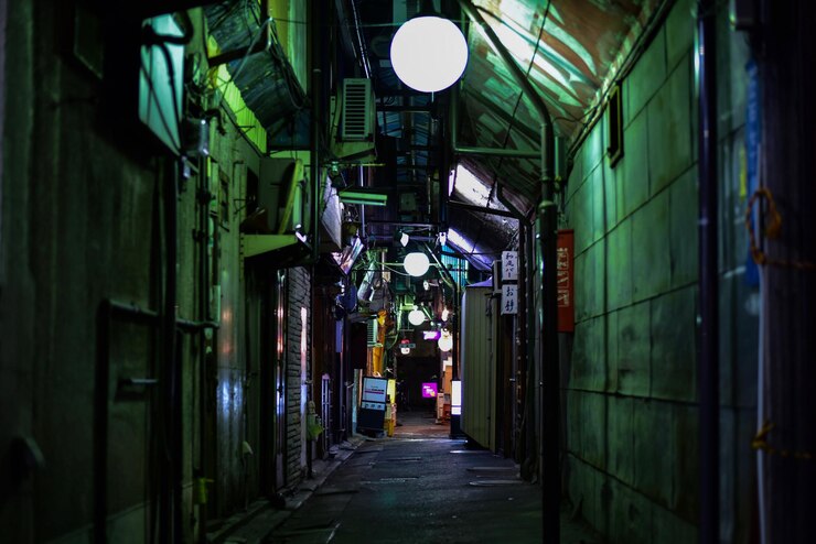 Photo illuminated corridor