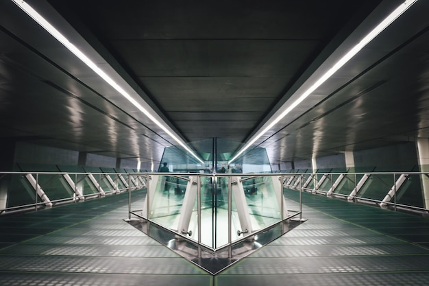 Photo illuminated corridor