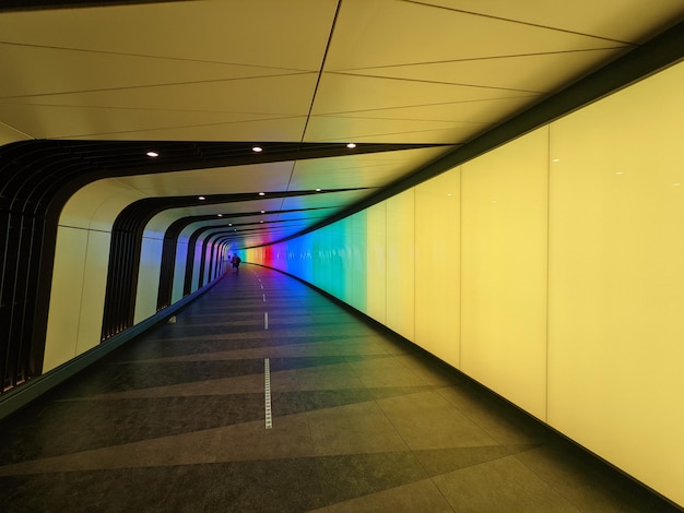 Illuminated corridor