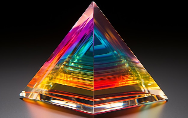 Illuminated Glass Prism