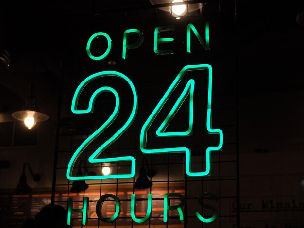 Photo illuminated sign