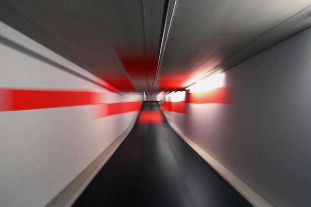 Photo illuminated tunnel