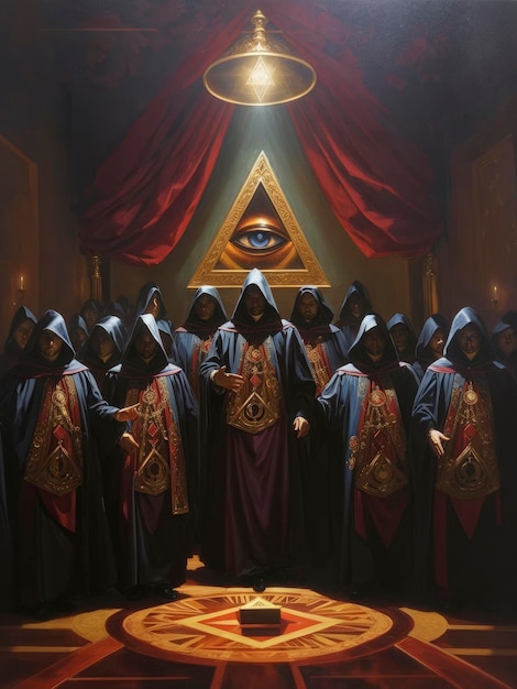 Photo illuminati controlling world