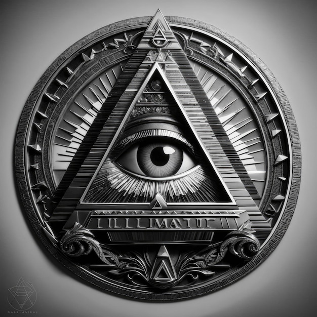 Foto un simbolo degli illuminati