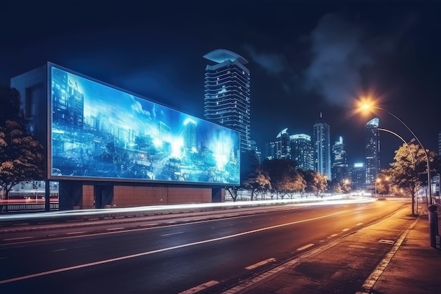 Illuminating the Future Futuristic LED Billboard Screens