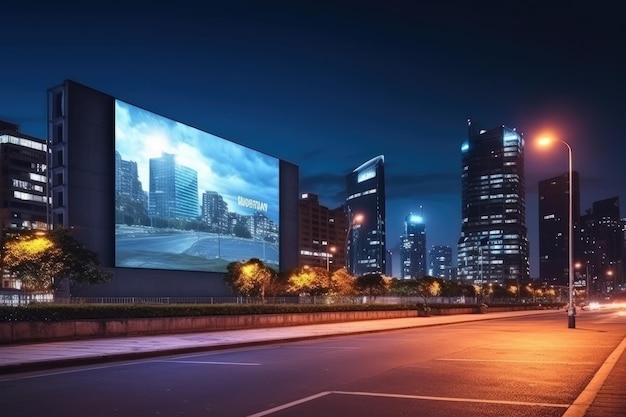 Illuminating the Future Futuristic LED Billboard Screens