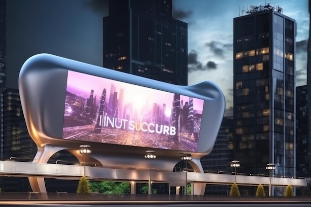 Illuminating the Future Futuristic LED Billboard Screens