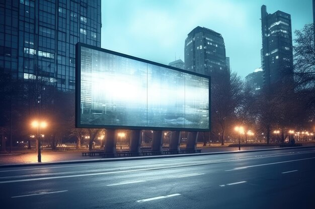 Illuminating Futuristic LED Billboard Screens