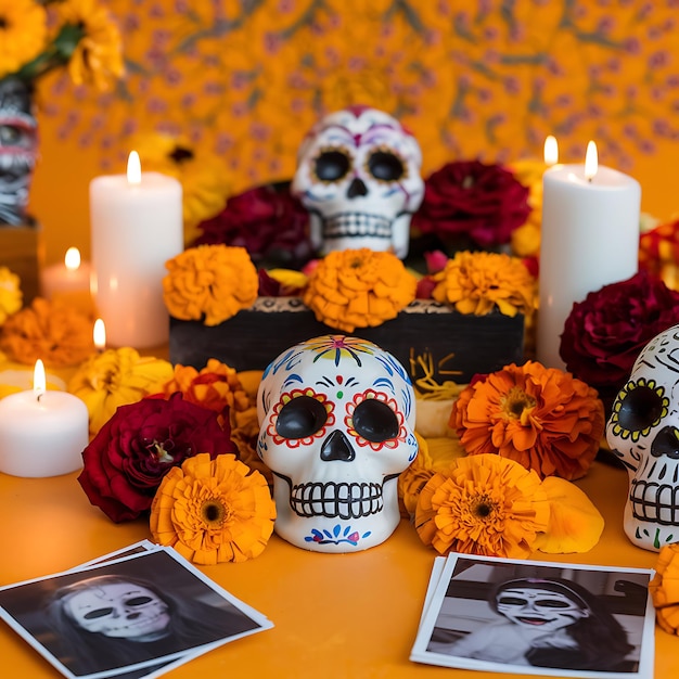 illuminating traditions sugar skulls flowers and candles in the day of the dead celebration