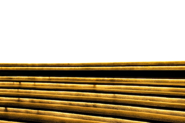 Фото Подсветка с золотым блеском основания лестницы