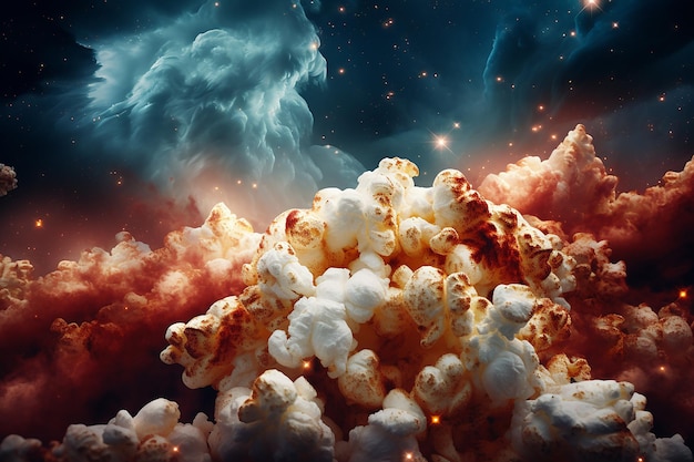 Illusion Popcorn in Outer Space