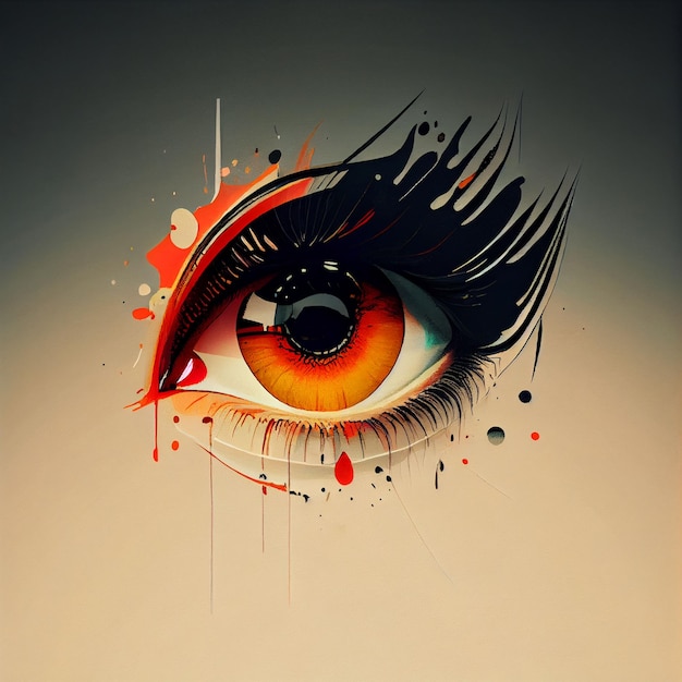 Illusionary Eye Minimalism art