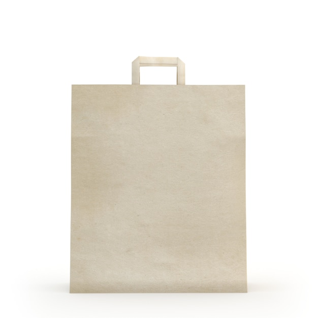 Illustrate of a paper bag,isolated,white background