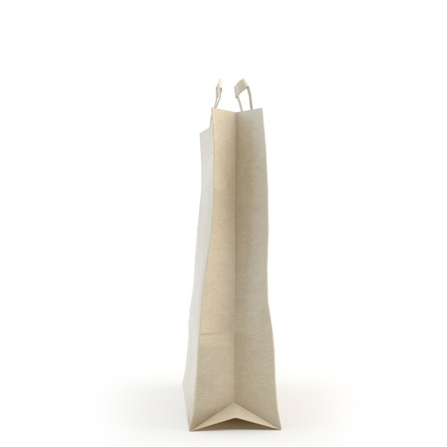 Illustrate of a paper bag,isolated,white background