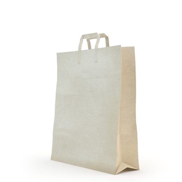 Illustrate of a paper bag,isolated,white background