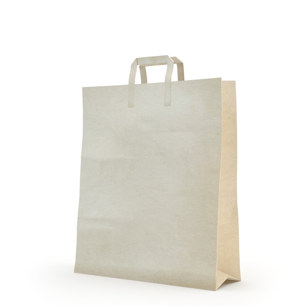 Illustrate of a paper bag,isolated,white background