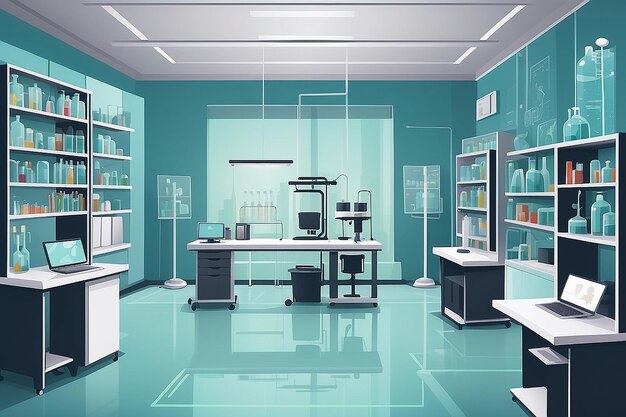 Premium Photo | Illustrate a section of the lab dedicated to psychology ...