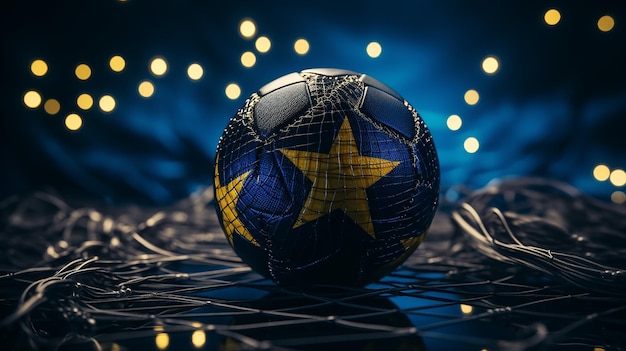 Иллюстрированный чемпионат по футболу на светлом фоне