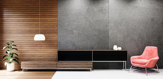 Illustratie 3D rendering van grote luxe moderne heldere interieurs woonkamer mockup computer digitaal gegenereerde afbeelding