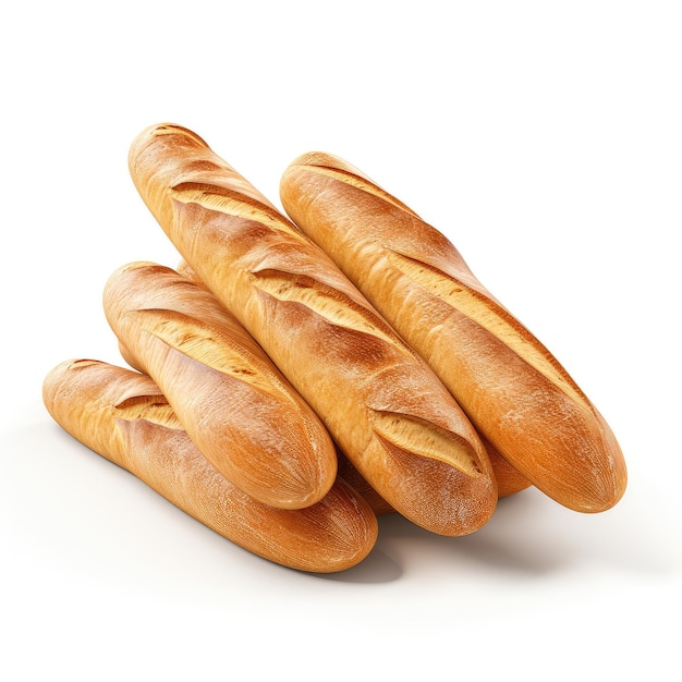 illustratie baguettes witte schets