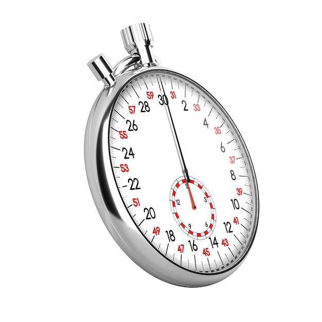 Illustratie mechanische stopwatch