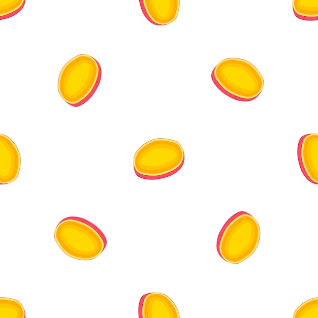 Illustratie op thema van heldere patroonzoete aardappel