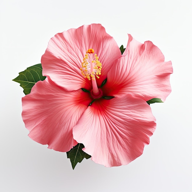 illustratie perfecte hibiscusbloem in boeiende stijlopname