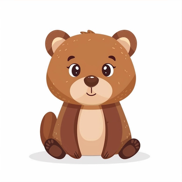 illustratie schattig dier cartoon vectorontwerp baby personage achtergrond print collectie