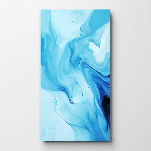 illustratie van Abstract kleuren blauwe sjabloon